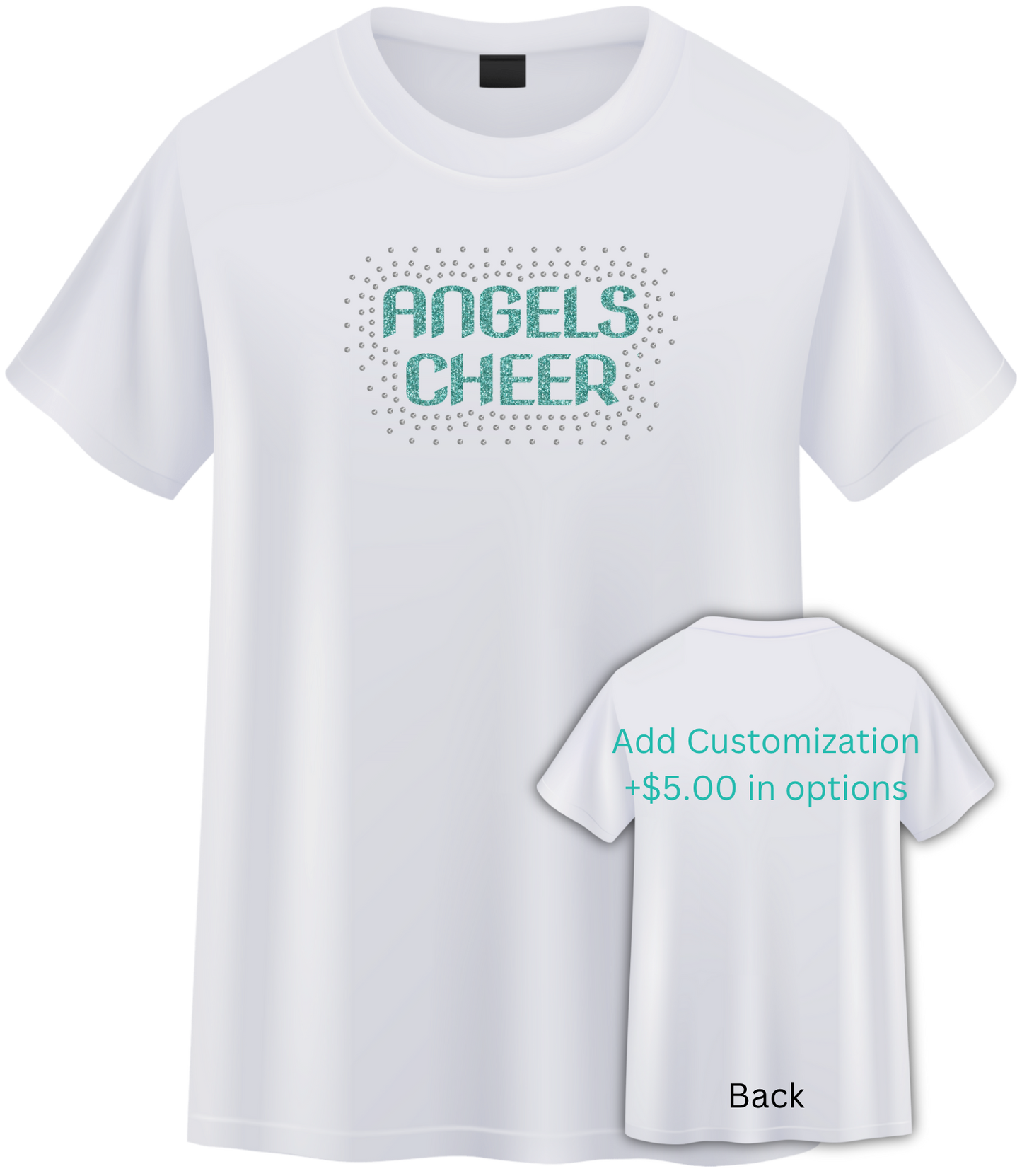 ✨BLINGY✨ Angels Cheer Shirt