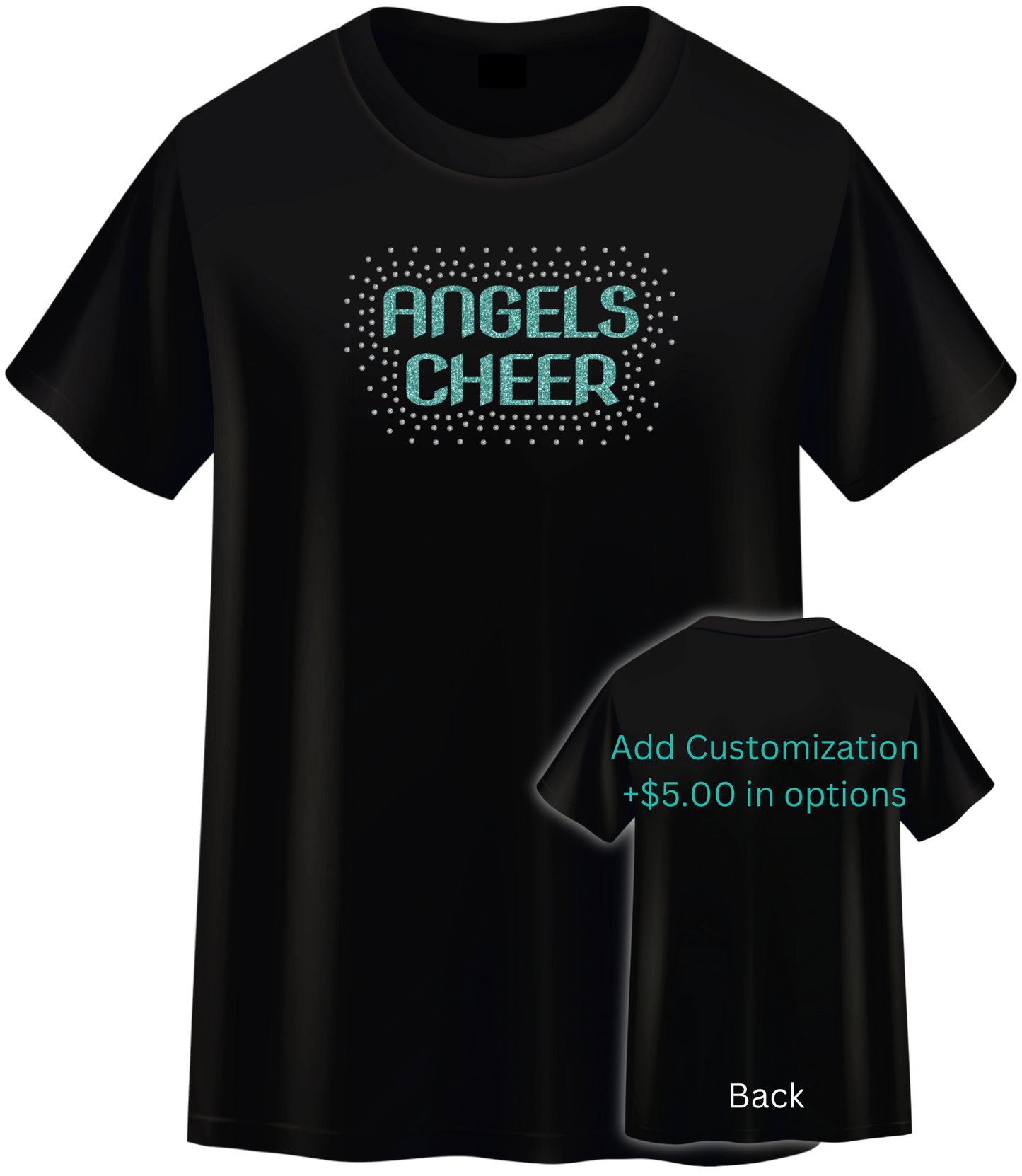 ✨BLINGY✨ Angels Cheer Shirt