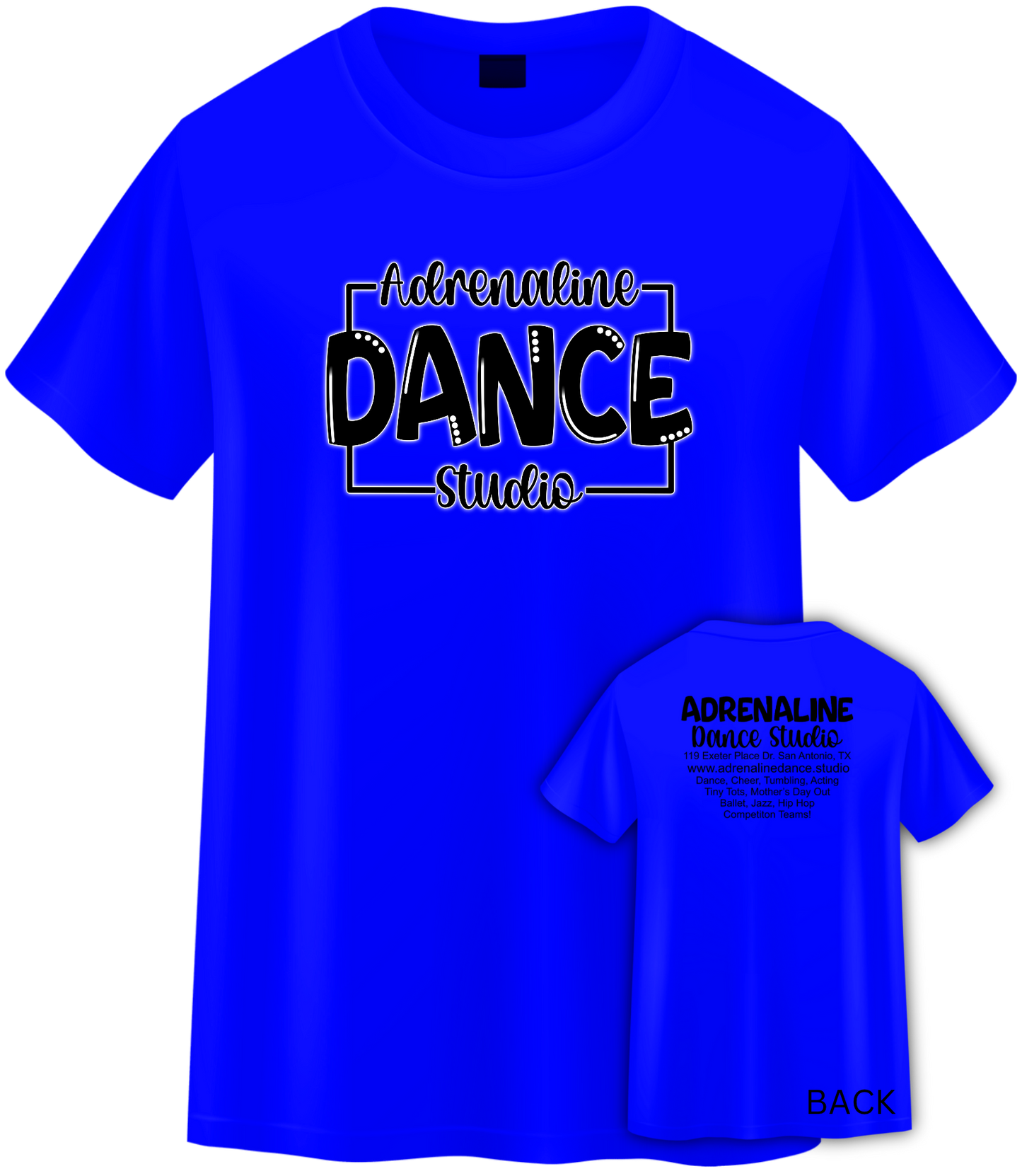 Adrenaline Dance Studio Shirt