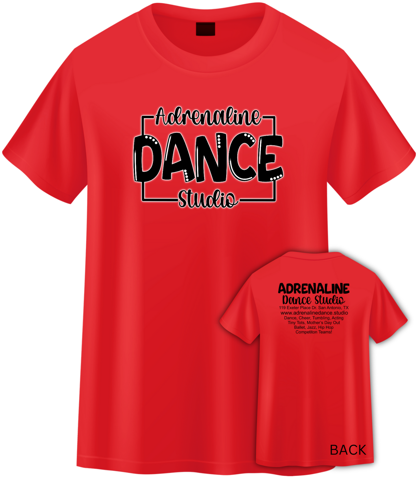 Adrenaline Dance Studio Shirt